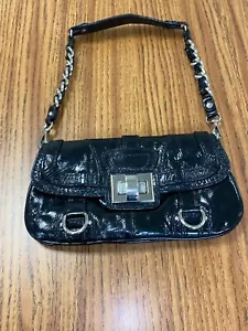 Lockheart Small Shoulder Bag/clutch.Ebony. - Picture 1 of 9