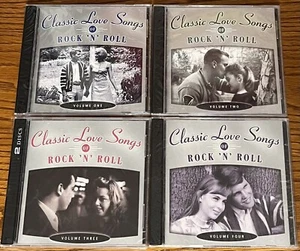 VARIOUS ARTISTS "CLASSIC LOVE SONGS OF ROCK N ROLL VOL 1-4" BRAND NEW 4CD SET - Imagen 1 de 2