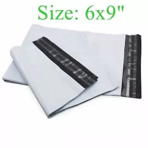 6 x 9 Zoll Poly Mailers Kunststoffumschläge Versandtaschen 50 100 200 300 500 1000 - Bild 1 von 2