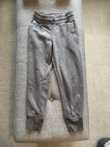 Old Navy Little Girls Grey/Metallic Heart Sweatpants Small 6/7 - Picture 1 of 3