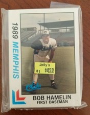1989 Memphis Chicks Minor League Baseball Set including Bob Hamelin