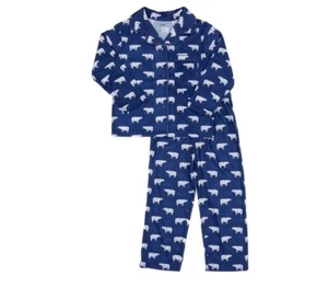 Leveret Polar Bear Christmas 2 Piece Pajama Set Kids Boys Size 8 — New - Picture 1 of 7