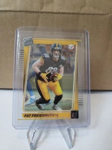 PAT FREIERMUTH 2021 Clearly Donruss RATED ROOKIE Pitt Steelers Penn St RC #81 - Picture 1 of 2
