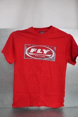 New Fly Racing "Shattered"  T-shirt T Shirt Red Medium - Image 1 of 3
