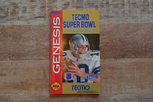 Sega Genesis Tecmo Super Bowl nur Bedienungsanleitung Booklet - Bild 1 von 7