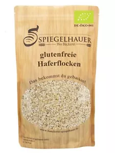 Bio Haferflocken 1 kg Kleinblatt glutenfrei Hafer glutenfreie Haferflocken - Bild 1 von 2