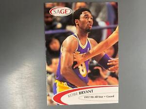 Kobe Bryant 1998 SAGE Card Los Angeles Lakers #6 N22