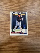 1992 Topps Minnesota Twins Paul Sorrento Baseball Card #546