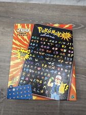 Vintage Pokemon 1999 2’x3’ Kid Sized Poster Puzzle Complete 200 Pieces Hasbro 