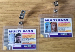 Insignia de identificación del quinto elemento - Disfraz de utilería cosplay Leeloo y Korben Dallas Multi Pass - Imagen 1 de 5