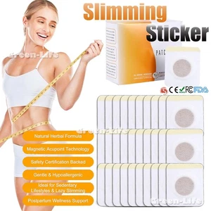 10-200 Strong Slimming Patches WEIGHT LOSS DIET AID Detox Slim Patch Burning Fat - Picture 1 of 20
