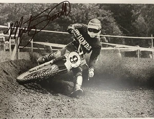marty smith motocross foto firmata 8 1/2”X 11”  - Foto 1 di 1