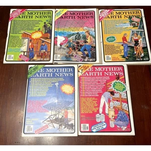 Vintage Mother Earth News Magazines 1978 1970s 5 double Issues Prop  - Picture 1 of 8