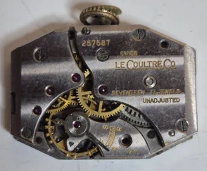 LeCoultre Ladies Watch Movement  - 17 Jewels #257587 As Is, For Parts - Picture 1 of 7