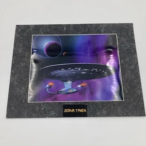 Star Trek Chromium Print USS Enterprise NCC-1701D Ltd Ed 9119/10000 1998 - Bild 1 von 8