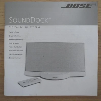 Bose SoundDock Manual Digital Music System Apple iPod Speaker Sound Dock 277647 - Image 1 of 4