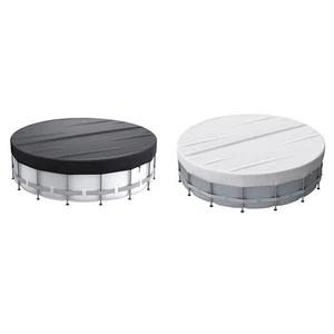 Cubierta de piscina redonda para equipos de piscina al aire libre sobre el suelo - Imagen 1 de 38