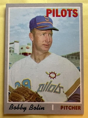 1970 Topps #574 Bobby Bolin Seattle Pilots EX-MT ENVÍO GRATUITO Foto 1 de 2