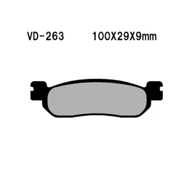 Vesrah Semi-Metallic Brake Pads [Front] Yamaha XT225 (1997-2007) - Image 1 of 2