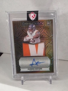 2024 Obsidian - Oro /10 - Audric Estime - Parche de novato automático RPA - Broncos (RC) - Imagen 1 de 2