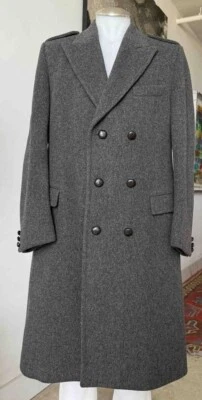 ABRIGO/ABRIGO/CHAQUETA A MEDIDA LANA MERINO HECHO EN INGLATERRA/HOMBRE TALLA 38 LG Foto 1 de 4