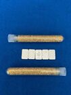 (5x)  Pure .999   Silver Bars Bullion Estate Lot & Vials Gold Flakes