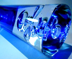 8+ Pfund Skrdlovice BERANEK Studio Kunst Glas Kristall Vase mundgeblasen Tschechien Böhmen - Bild 1 von 15