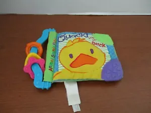 BRIGHT STARTS ~ TIER KLINGT SPASS! Quacksalber sagt die Ente ~ Cloth Squeek Crinkle BUCH - Bild 1 von 5