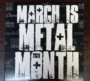 March Is Metal Month 2011 by Various Artists (2011, CD) PROMO / RARE - Picture 1 of 3