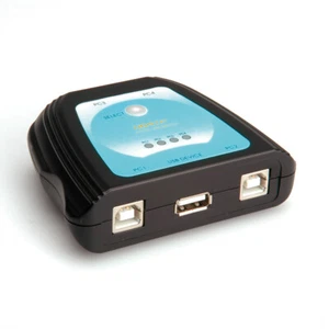 USB 2.0 Druckerswitch, 4fach, manuell - Bild 1 von 3