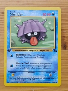 Pokemon TCG Shellder 1st Edition Fossil Common: 54/62 LP WOTC. - Picture 1 of 2