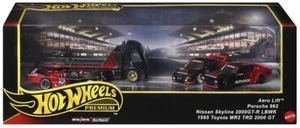 Hot Wheels - Garage Diorama Set - ADVAN Toyota MR2 TRD LBWK Skyline Porsche 962 - Picture 1 of 6