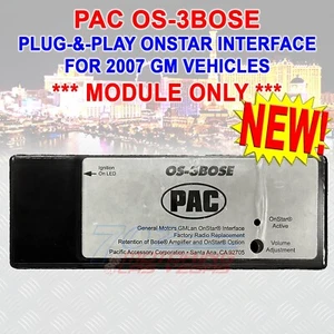 INTERFAZ ONSTAR PAC OS-3BOSE SOLO PARA ""07 GM CON MÓDULO DE SONIDO PREMIUM Y ESTÁNDAR - Imagen 1 de 2