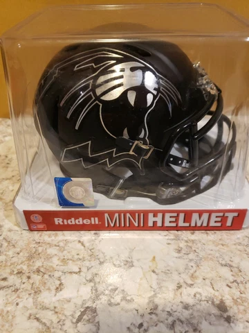Riddell Northwestern Wildcats Black Cathead Speed Mini-Helmet Cover