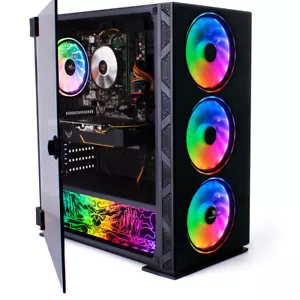 Core i7 Gaming PC 1TB HDD or 480GB SSD 16GB RAM NVidia GT710 4GB Windows 10 WiFi - Picture 1 of 10
