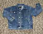 Ralph Lauren Polo Jeans Denim Jacket American USA Flag Kids Boy Girl 4/5