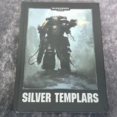 GAMES WORKSHOP Warhammer 40k Conquest Space Marine argento templari Codex OOP nuovissimo sigillato