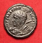 Ancient Roman Silvered Bronze Ae3 Coin, Constantinus