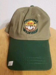 Smokey Bear Prevent Wildfires! Adjustable Baseball Cap New - Picture 1 of 5