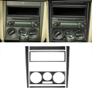 6X Carbon Faser Zentralkonsolen Abdeckungsverkleidung für VW Golf IV MK4 1999-04 - Bild 1 von 10