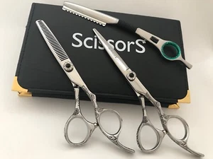 New Professional Hairdressing Thinning Scissors Barber Hair Shears Salon+Razor - Picture 1 of 4