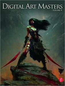 Digital Art Masters Volume 4 SOFTCOVER BOOK artists 2D 3D artworks images tricks - Picture 1 of 1