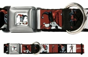 Cinturón de seguridad con collar de perro con licencia DC Comics Harley Quinn Blocks WJK004 - Imagen 1 de 2
