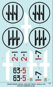 JUNKERS JU 88 ITALIANO - REGIA AERONAUTICA (Revell) tm 32/544 - Foto 1 di 3