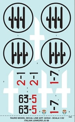 JUNKERS JU 88 ITALIANO - REGIA AERONAUTICA (Revell) tm 32/544 - Immagine 1 di 3