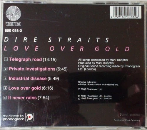 Dire Straits Love over gold (1982)  [CD] - Bild 1 von 1