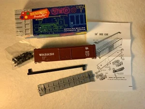 ROUNDHOUSE HO SCALE KIT #7779, WABASH 50' AAR BOX CAR #21781, NIB - Bild 1 von 4
