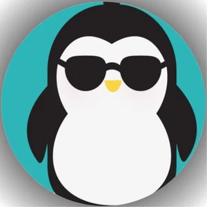 Tortenaufleger Geburtstag Tortenbild Fondant Oblate Pinguin L5 - Bild 1 von 1