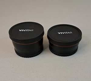 Vivitar HD4 MC AF High Definition 0.43x & 2.2x Wide Angle Converter Lens Set  - Picture 1 of 9