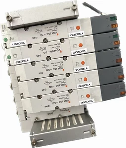 SMC Original Magnetventilinsel hat zwei Modelle: VQ4150-5G/VQ4250-5G. - Bild 1 von 3